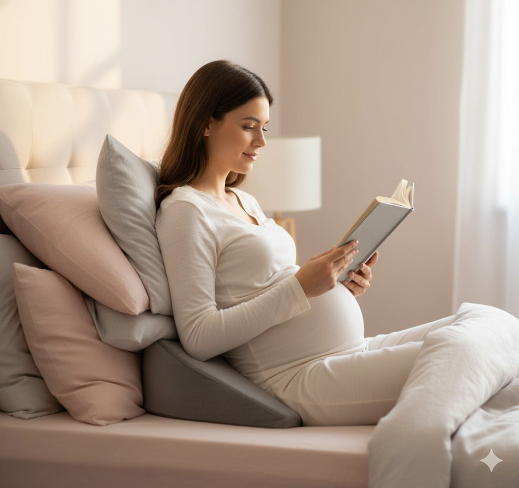 COO RIZZ Memory Foam Maternity Wedge Pillow