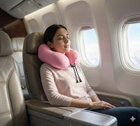 COO RIZZ Memory Foam Travel Pillow