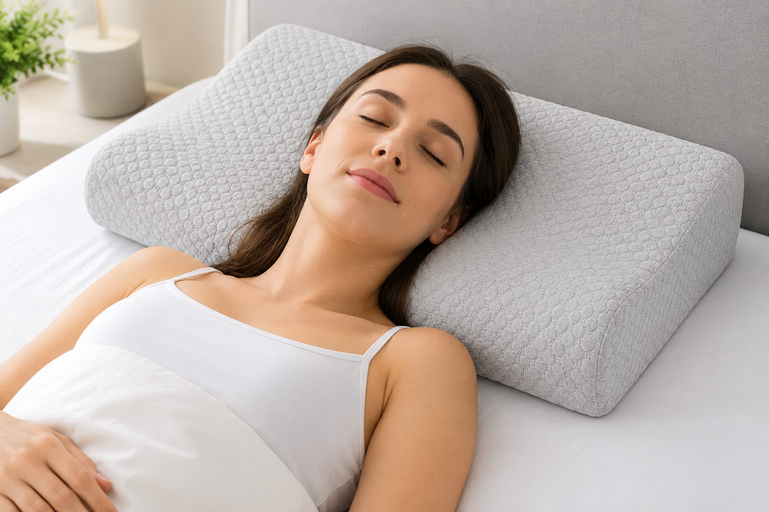 COO RIZZ Cooling Gel Cervical Memory Foam Pillow