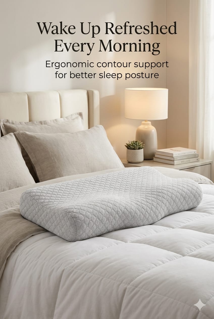 COO RIZZ Cooling Gel Cervical Memory Foam Pillow