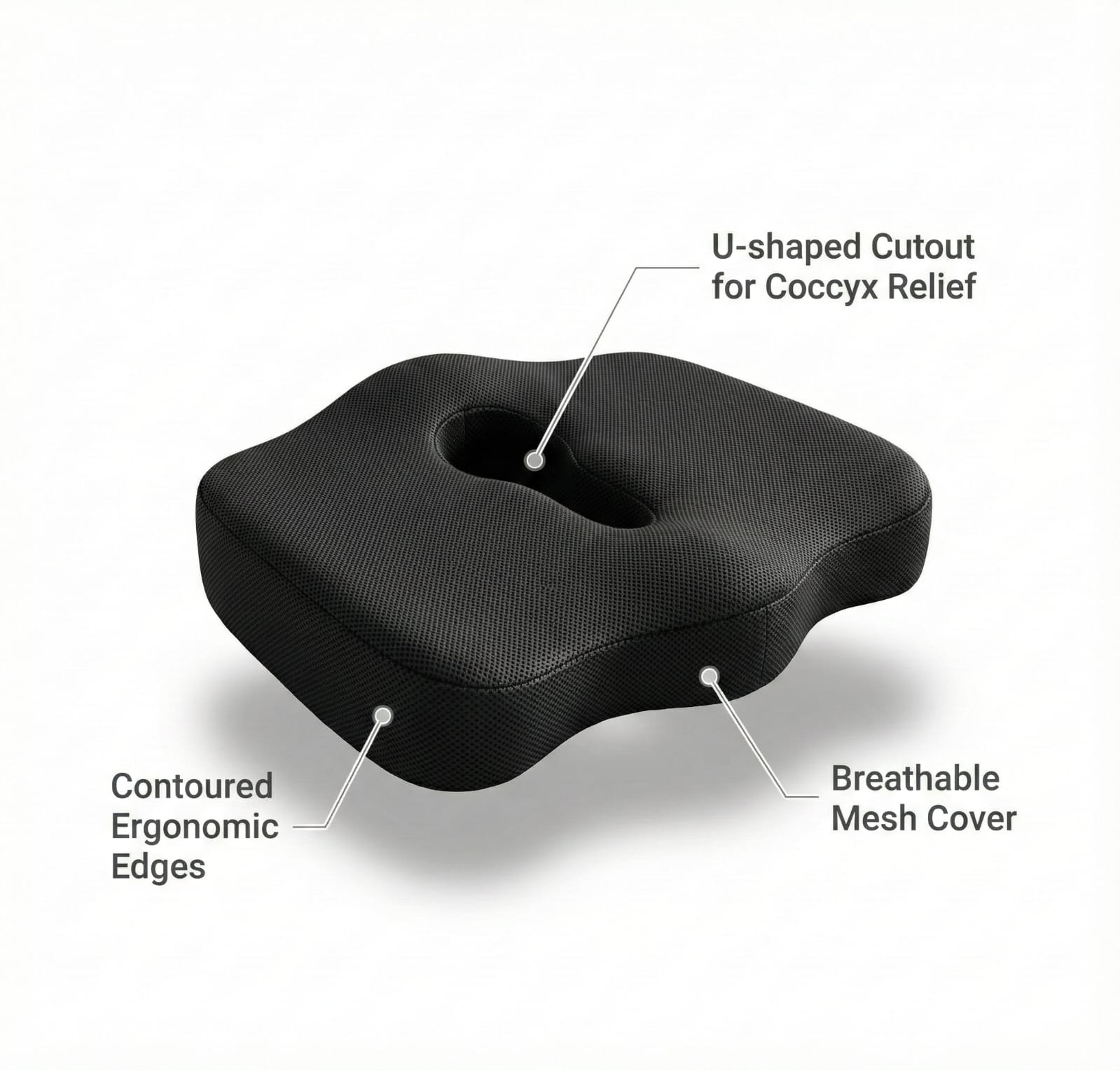 COO RIZZ Orthopaedic Key Coccyx Seat Cushion