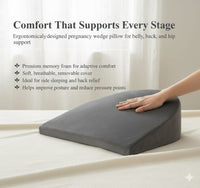 COO RIZZ Memory Foam Maternity Wedge Pillow