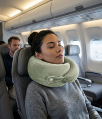 COO RIZZ 360-Degree Memory Foam Travel Neck Pillow