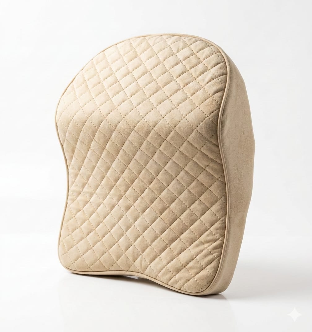 COO RIZZ Car Headrest Memory Foam Pillow